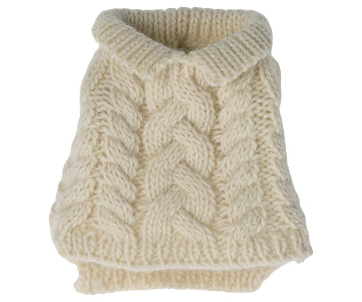 Maileg Puppy Sweater – Off White