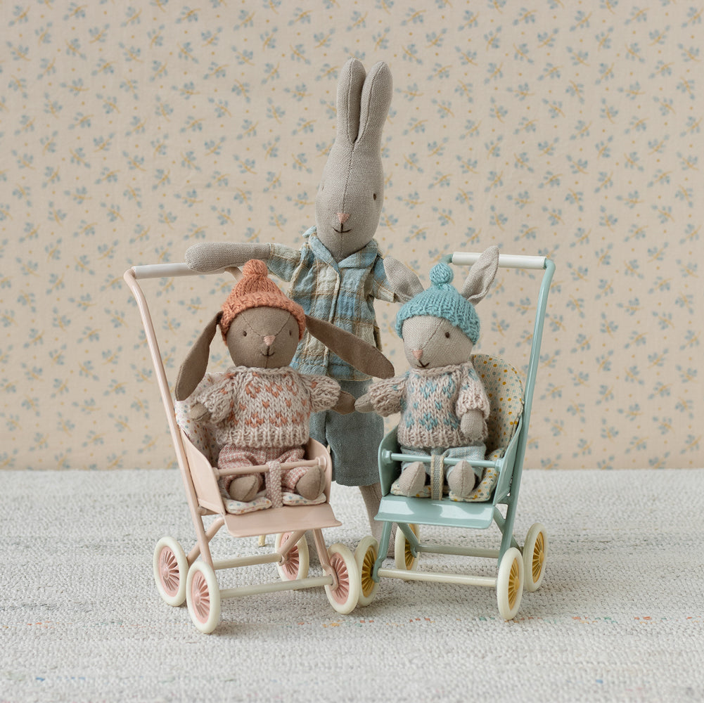 Maileg Winter Micro Rabbit – Mint