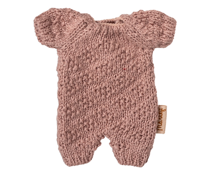 Maileg Micro Mouse Knitted Suit – Heather