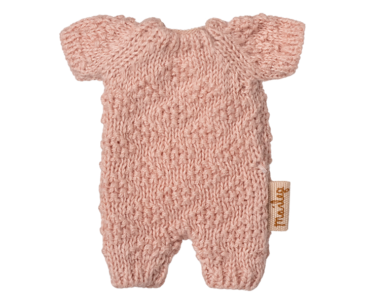 Maileg Micro Mouse Knitted Suit – Rose