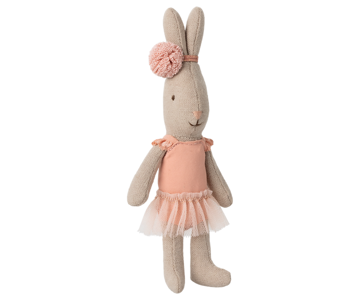 Maileg Micro Rabbit with Ballet Suit &amp; Skirt – Rose