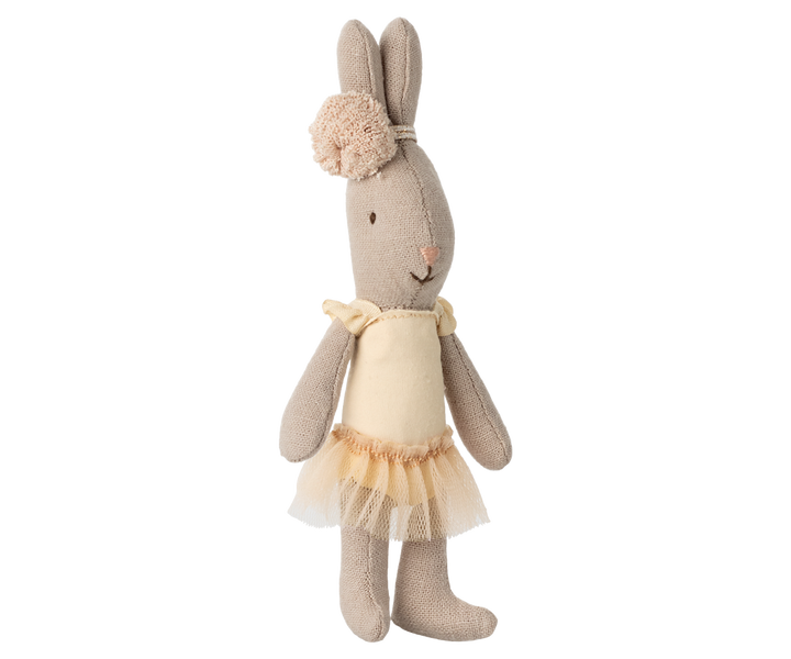 Maileg Micro Rabbit with Ballet Suit &amp; Skirt – Cream