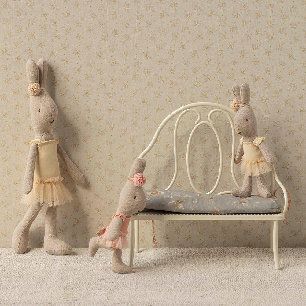 Maileg Micro Rabbit with Ballet Suit &amp; Skirt – Cream