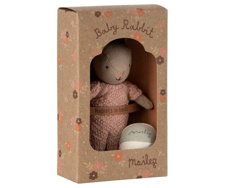 Maileg Micro Sand Rabbit Set – Rose