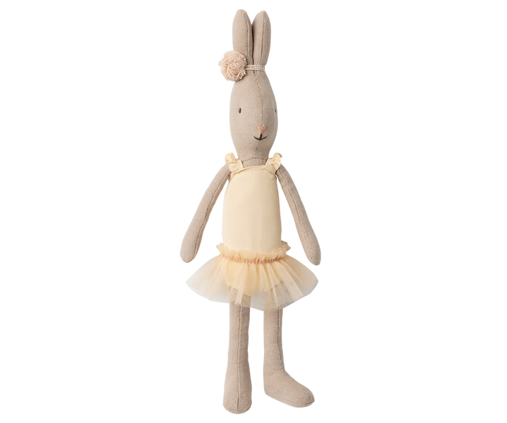 Maileg Rabbit with Ballet Suit &amp; Skirt – Cream (Size 1)