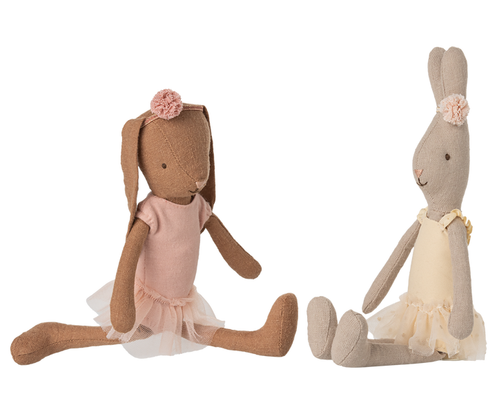 Maileg Rabbit with Ballet Suit &amp; Skirt – Cream (Size 1)