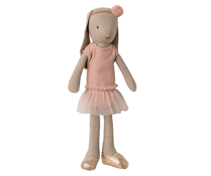 Maileg Classic Bunny in Rose Ballet Suit &amp; Skirt (Size 2)