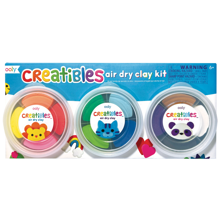 OOLY Creatibles Air Dry Clay (Set of 12 Colours)