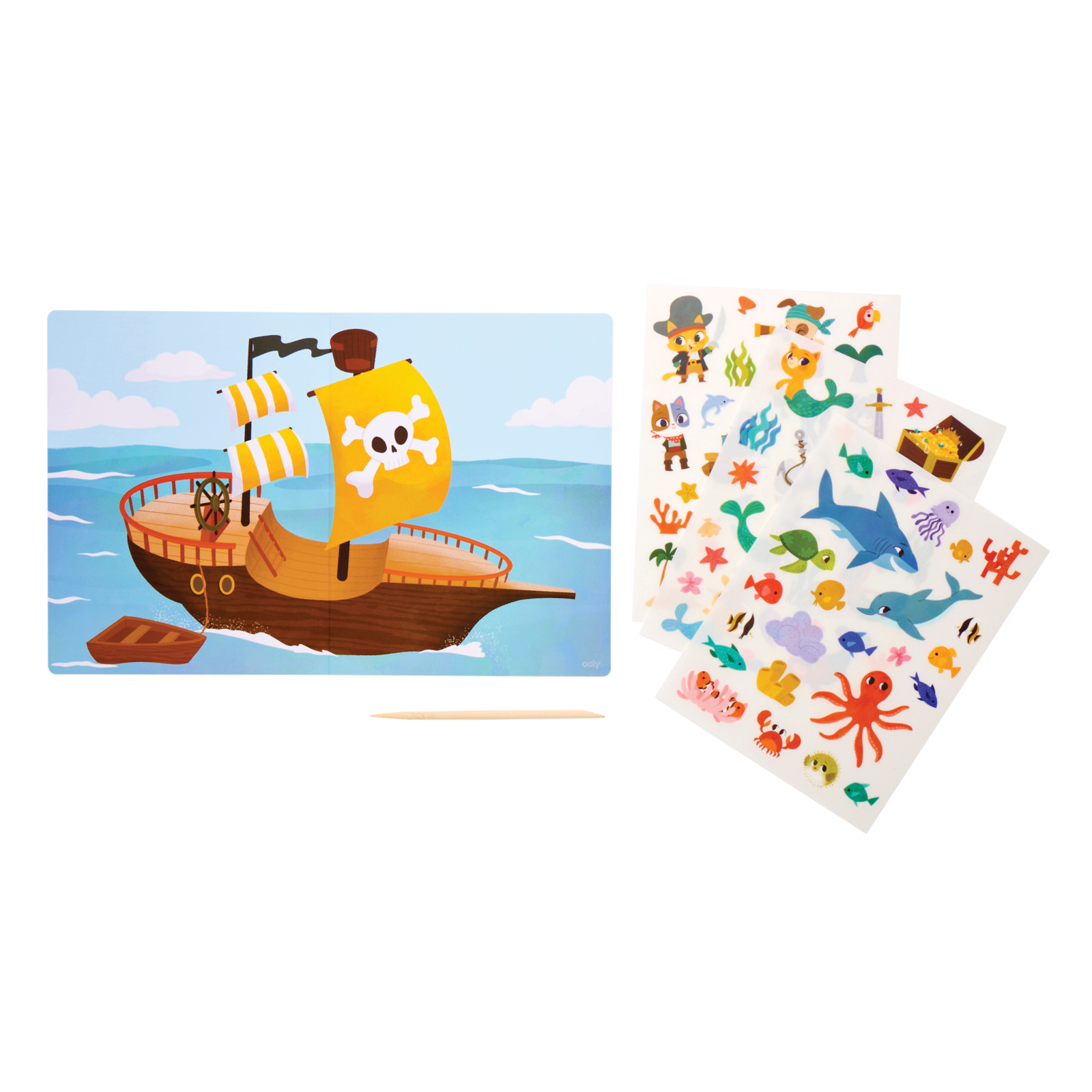 OOLY Set the Scene Transfer Stickers Magic – Ocean Adventure