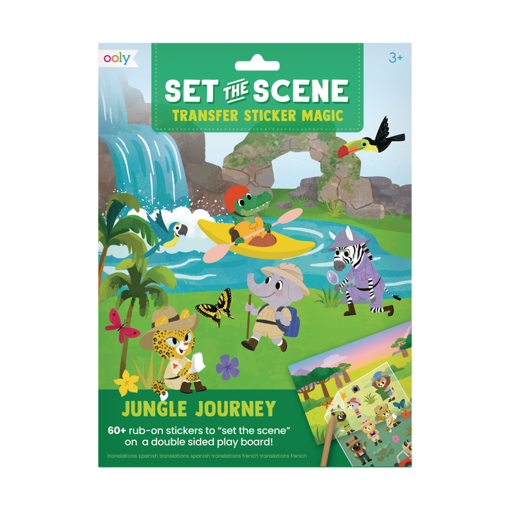 OOLY Set the Scene Transfer Stickers Magic – Jungle Journey