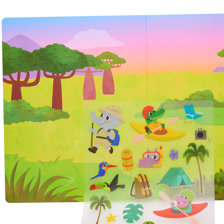 OOLY Set the Scene Transfer Stickers Magic – Jungle Journey