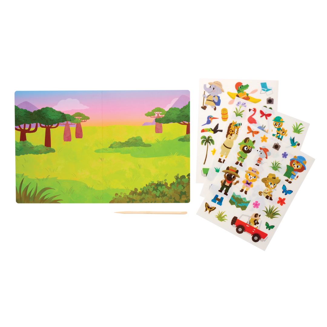 OOLY Set the Scene Transfer Stickers Magic – Jungle Journey