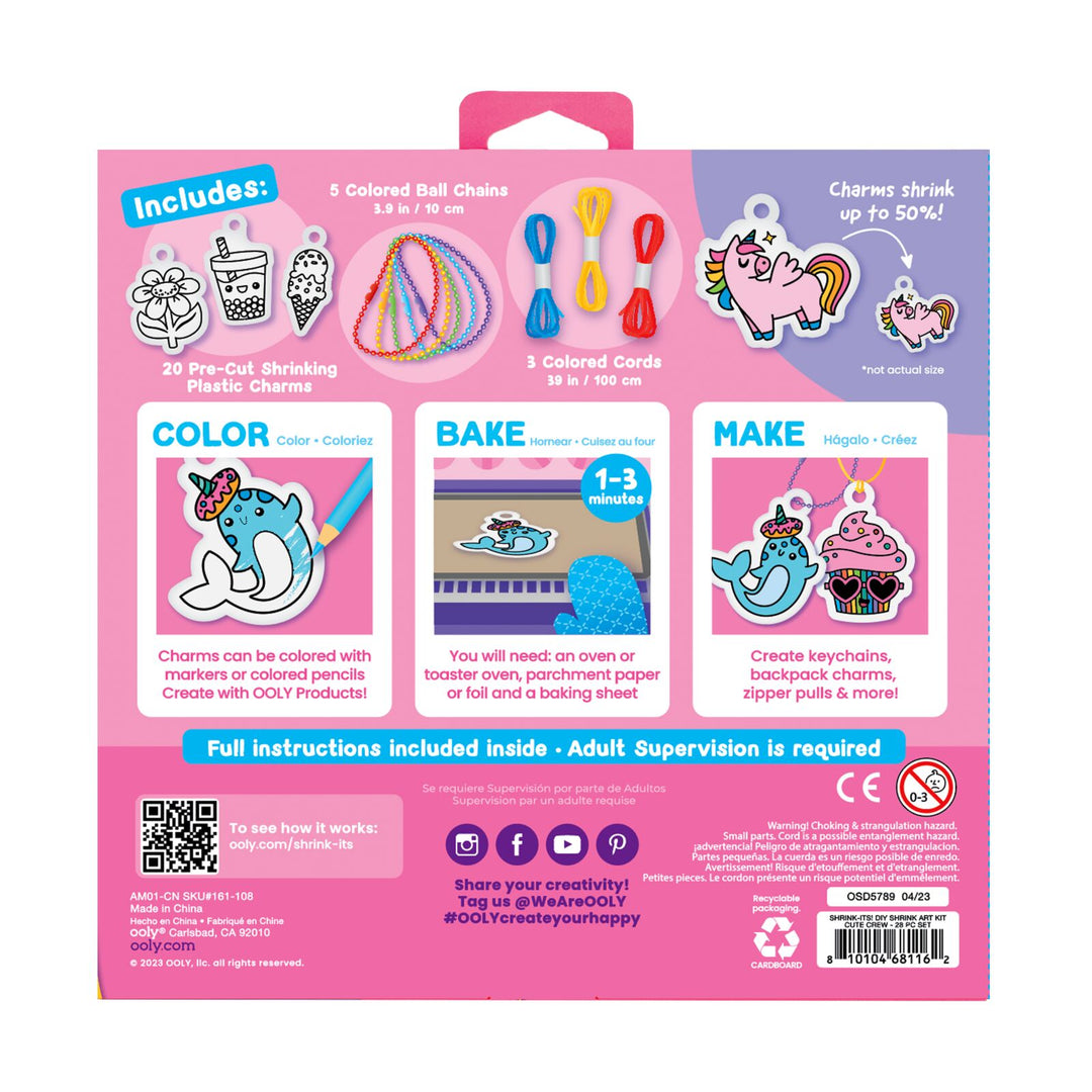 OOLY Shrink-its! DIY Shrink Art Kit – Cute Crew