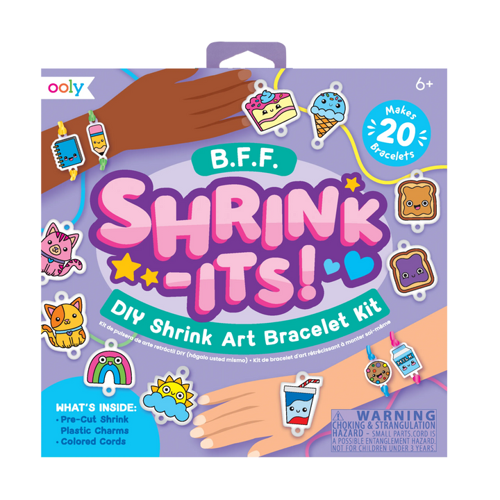 OOLY Shrink-its! DIY Shrink Art Kit – B.F.F Bracelet Kit