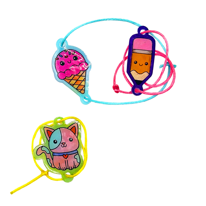 OOLY Shrink-its! DIY Shrink Art Kit – B.F.F Bracelet Kit