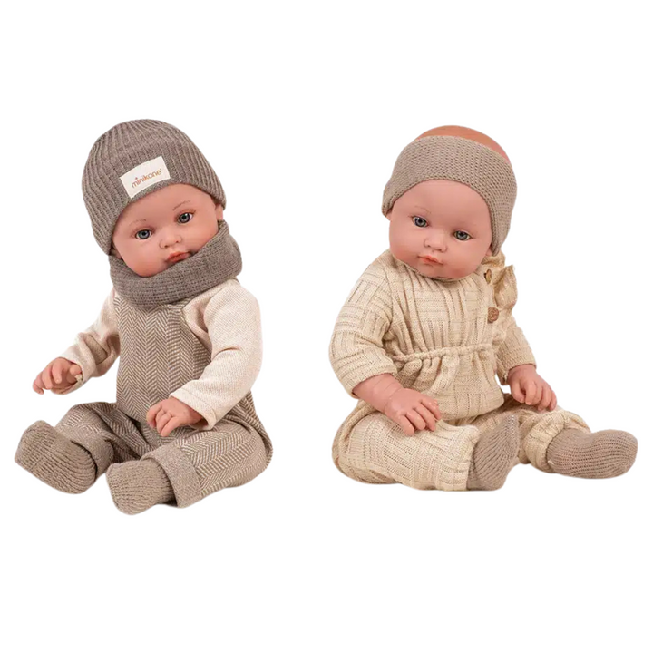Minikane | Paola Reina Newborn Baby Girl Doll In Cream Mesh Jumpsuit – Yaëlle