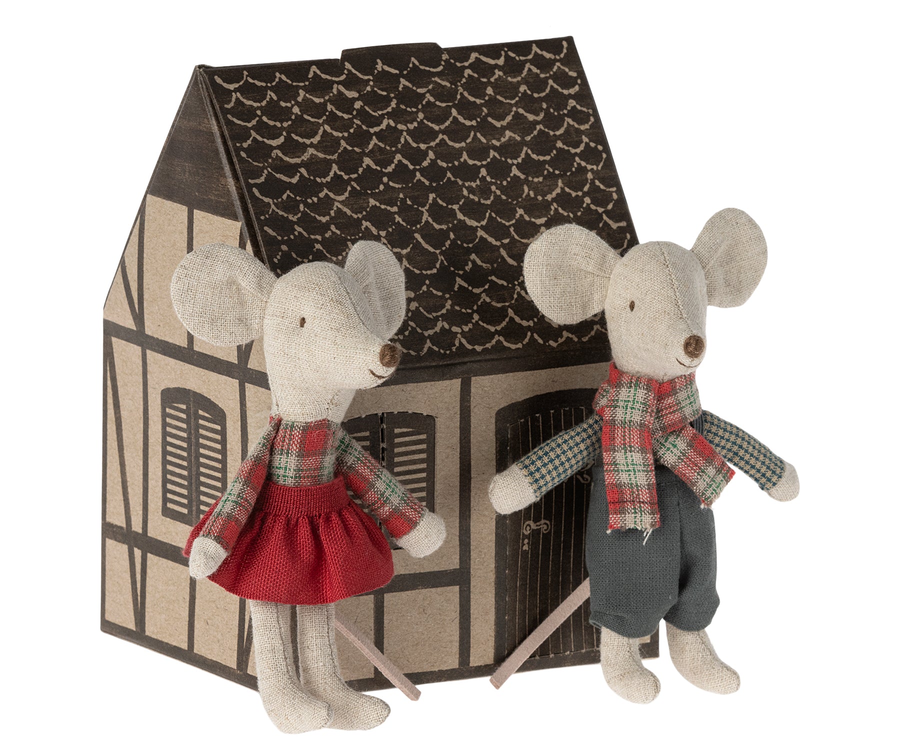 Maileg Winter Mice Twins – Little Brother & Sister