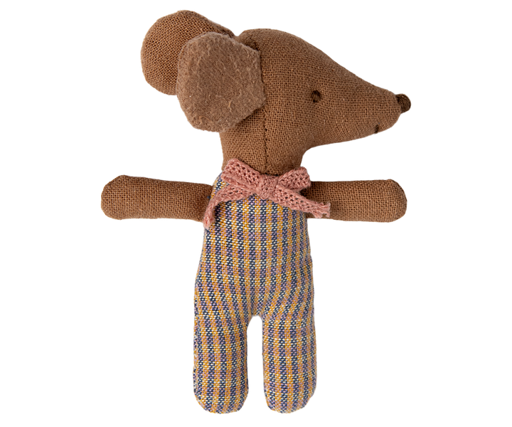 Maileg Sleepy Wakey Baby Mouse in Matchbox – Rose