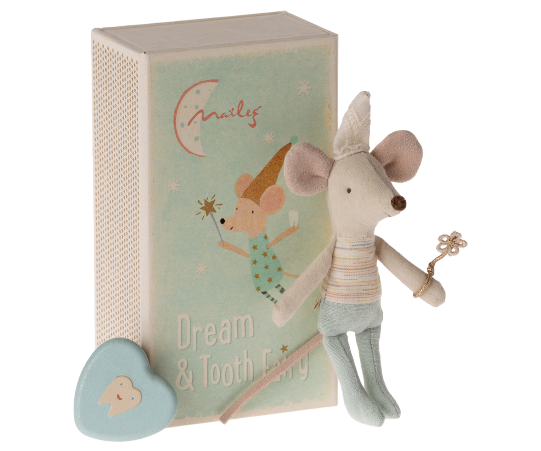 Maileg Tooth Fairy Mouse in Matchbox – Little Brother