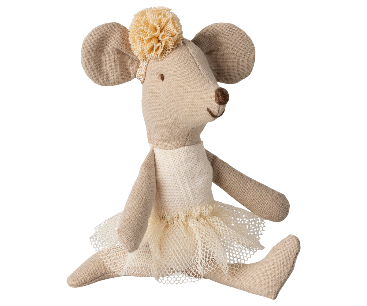 Maileg Off White Ballerina Mouse – Little Sister