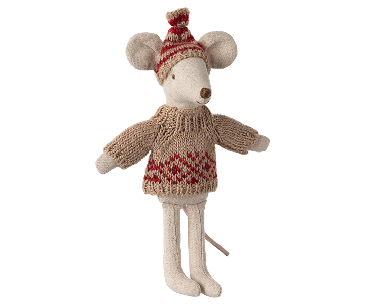 Maileg Knitted Sweater &amp; Hat – Mum Mouse