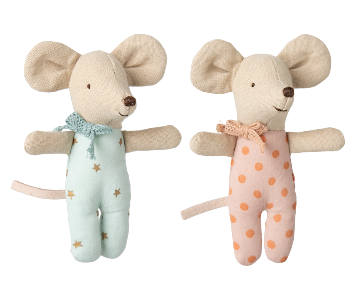 Maileg Twins in Matchbox – Baby Mice