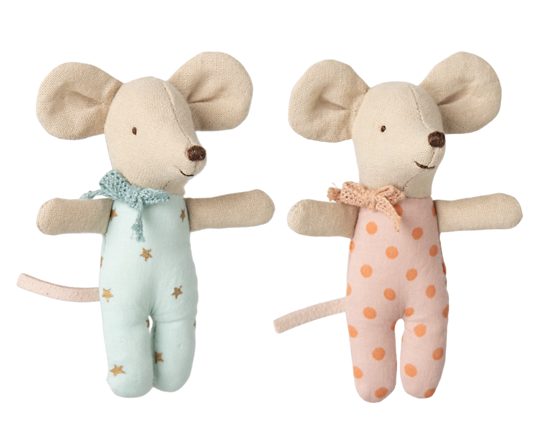 Maileg Twins in Matchbox – Baby Mice