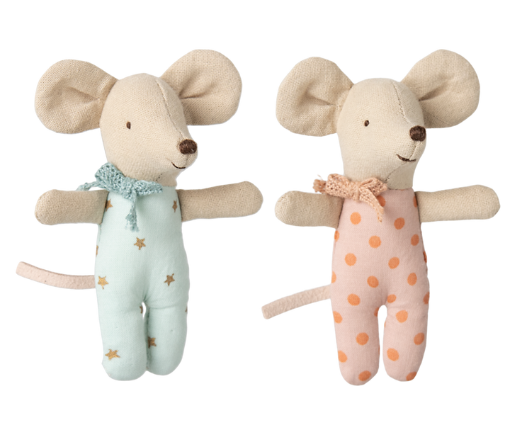 Maileg Twins in Matchbox – Baby Mice