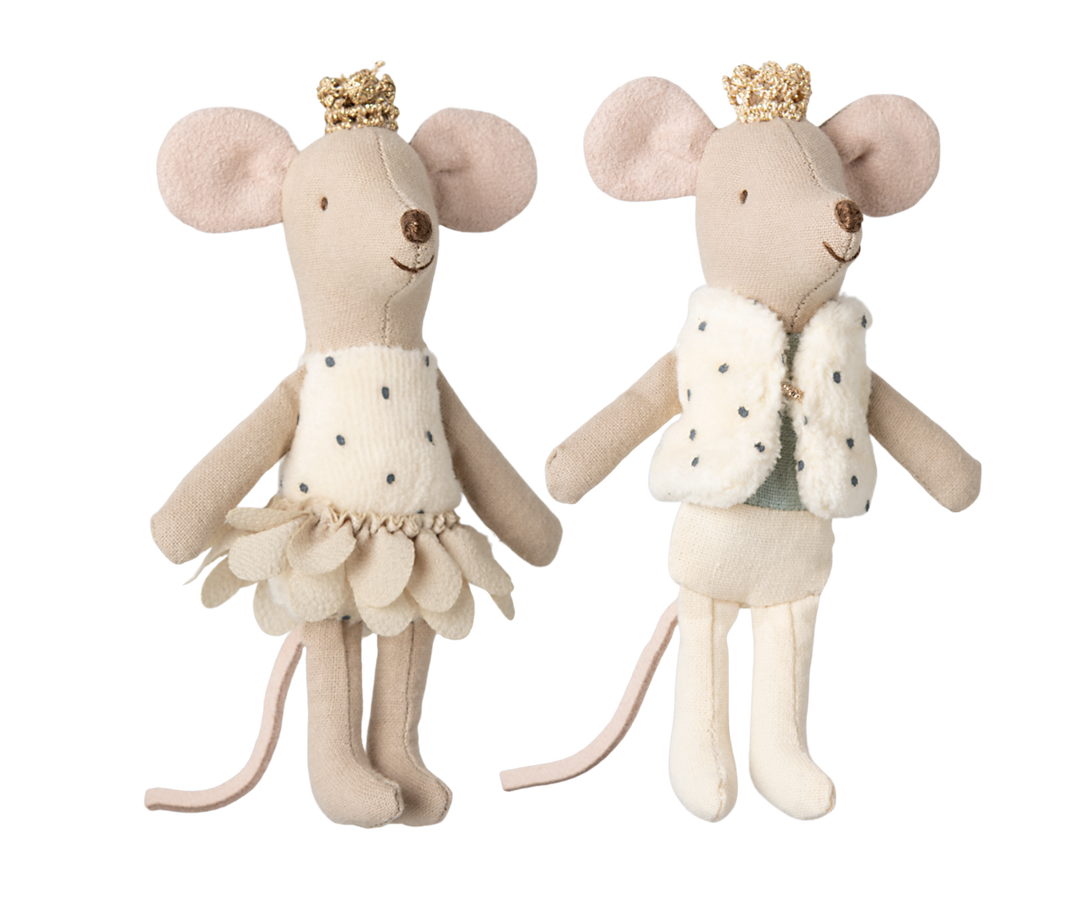 Maileg Royal Twin Mice in Matchbox – Little Sister &amp; Brother