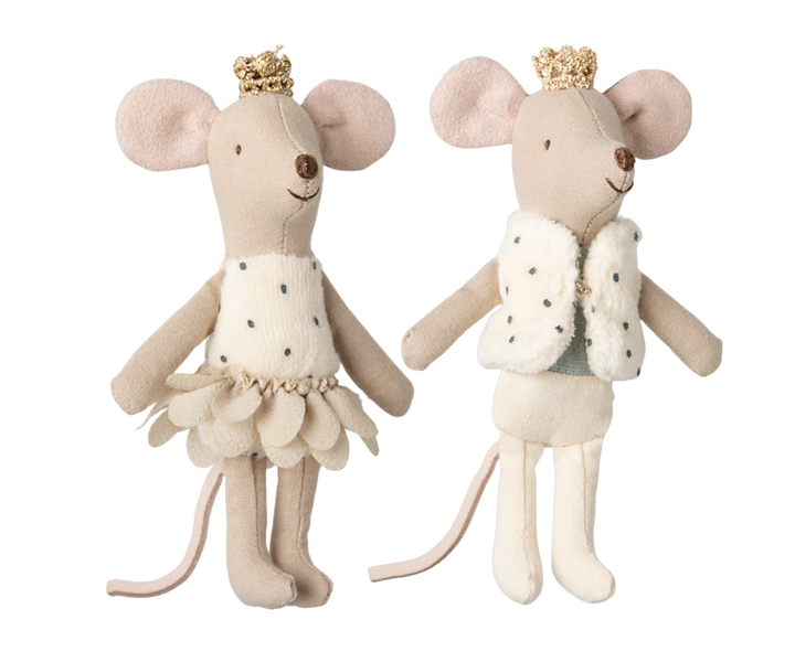 Maileg Royal Twin Mice in Matchbox – Little Sister &amp; Brother