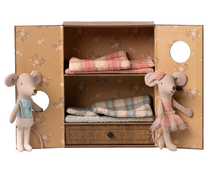 Maileg Ballet Mice in Dance Studio – Little Sister &amp; Brother