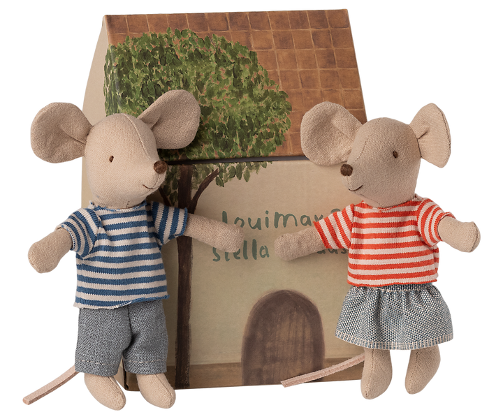 Maileg LouiMax and Stella – Little Brother &amp; Sister Mice