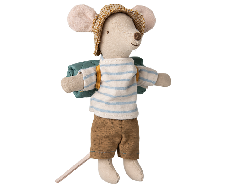 Maileg Hiker Mouse – Big Brother (Stripes)