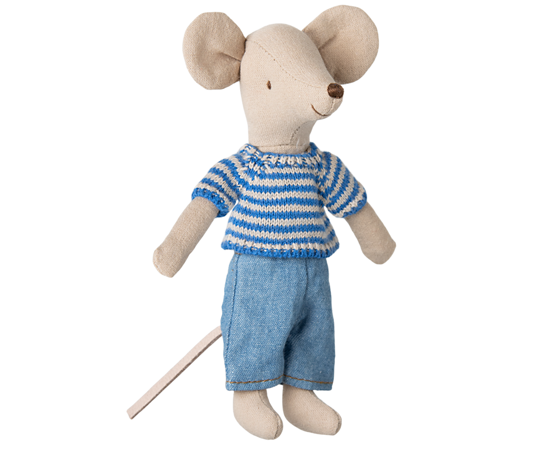 Maileg Mouse Knitted Sweater &amp; Pants – Big Brother