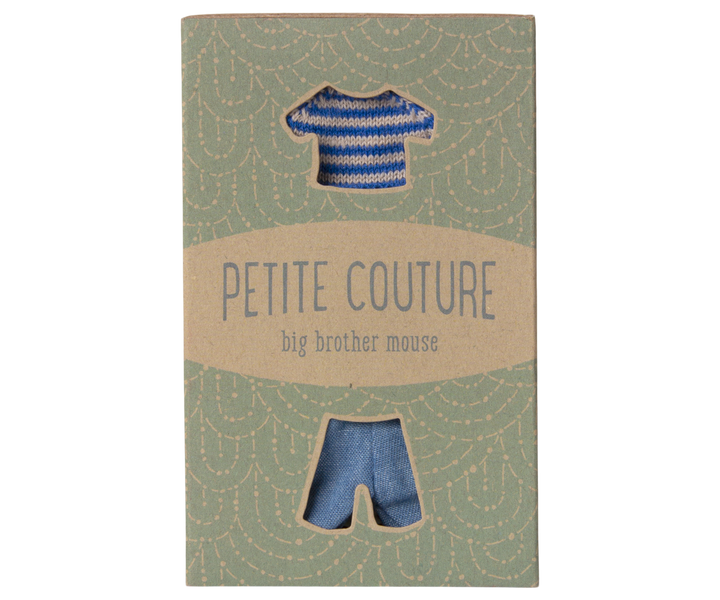 Maileg Mouse Knitted Sweater &amp; Pants – Big Brother