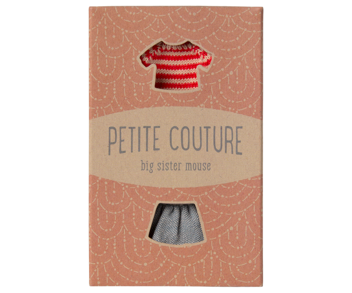Maileg Mouse Knitted Sweater &amp; Skirt – Big Sister