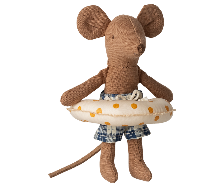 Maileg Beach Mouse with Yellow Dot Float – Littler Brother