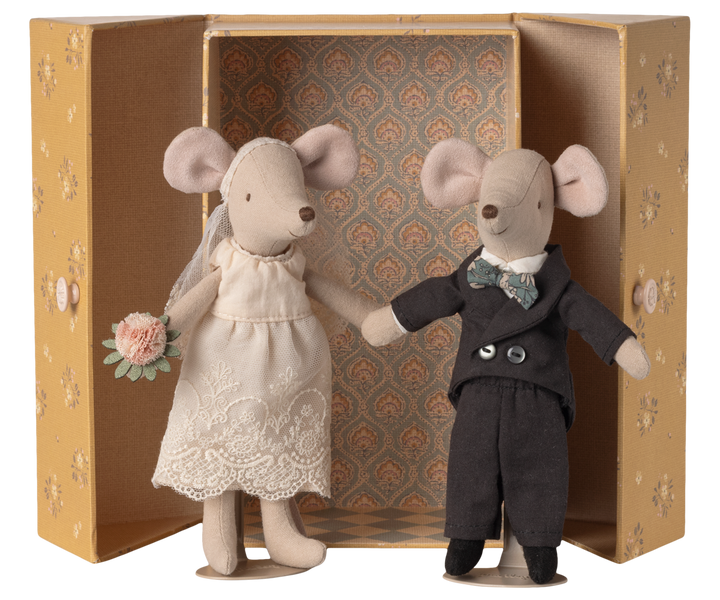 Maileg Wedding Mice Couple in Box – Mum &amp; Dad
