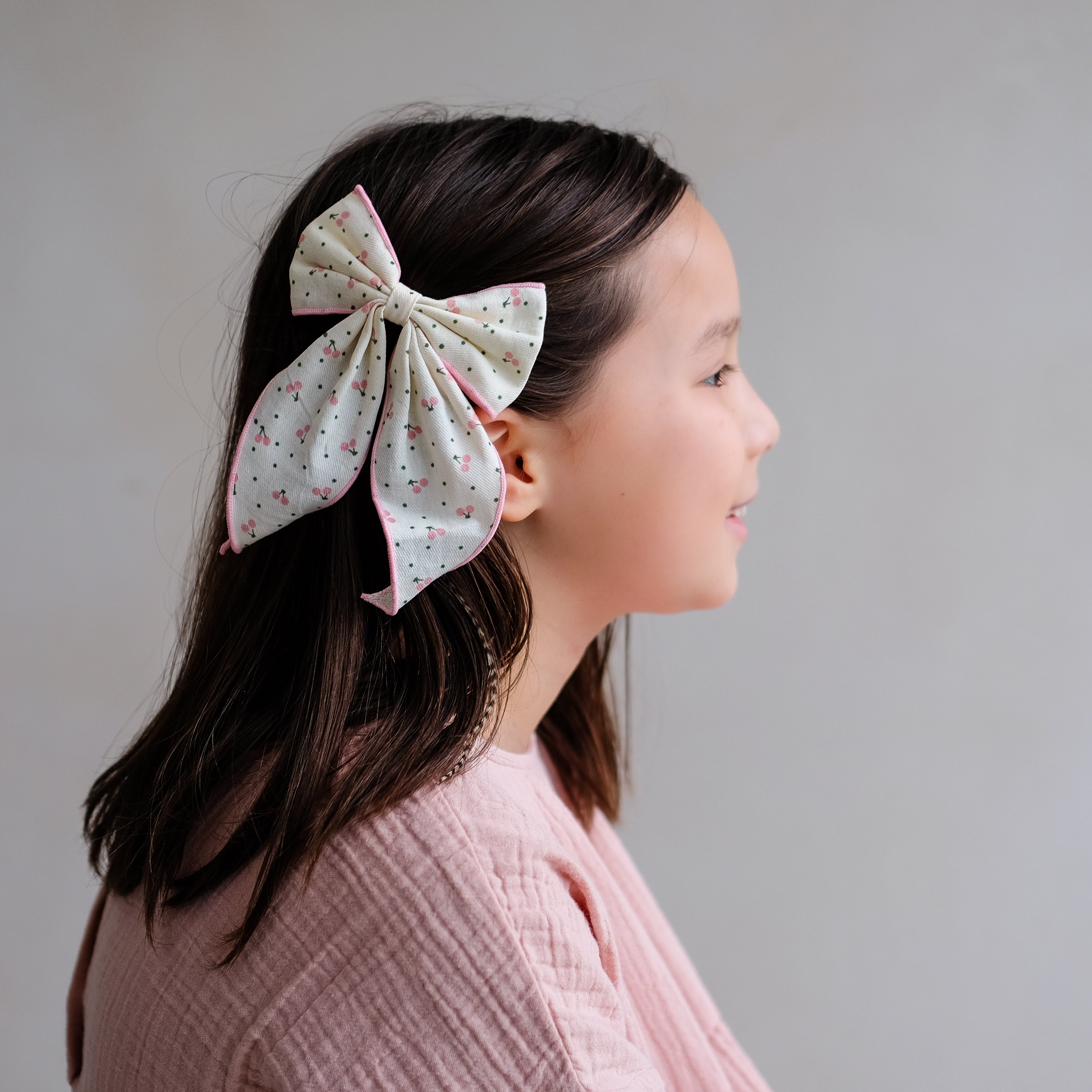 Mimi & Lula Cherry Print Bow