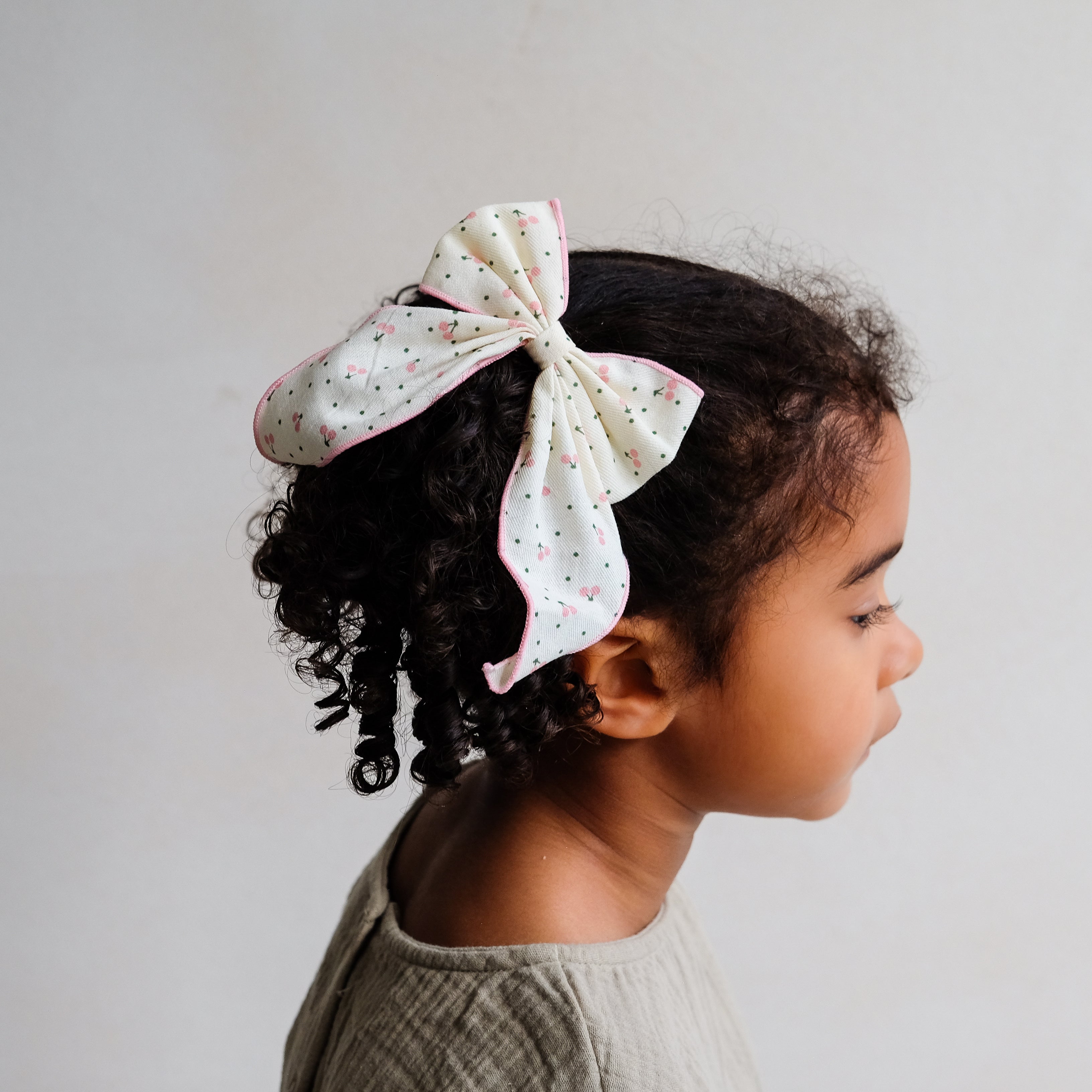 Mimi & Lula Cherry Print Bow