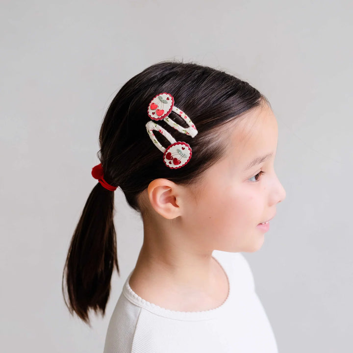 Mimi &amp; Lula Scallop Framed Cherries Clic Clacs