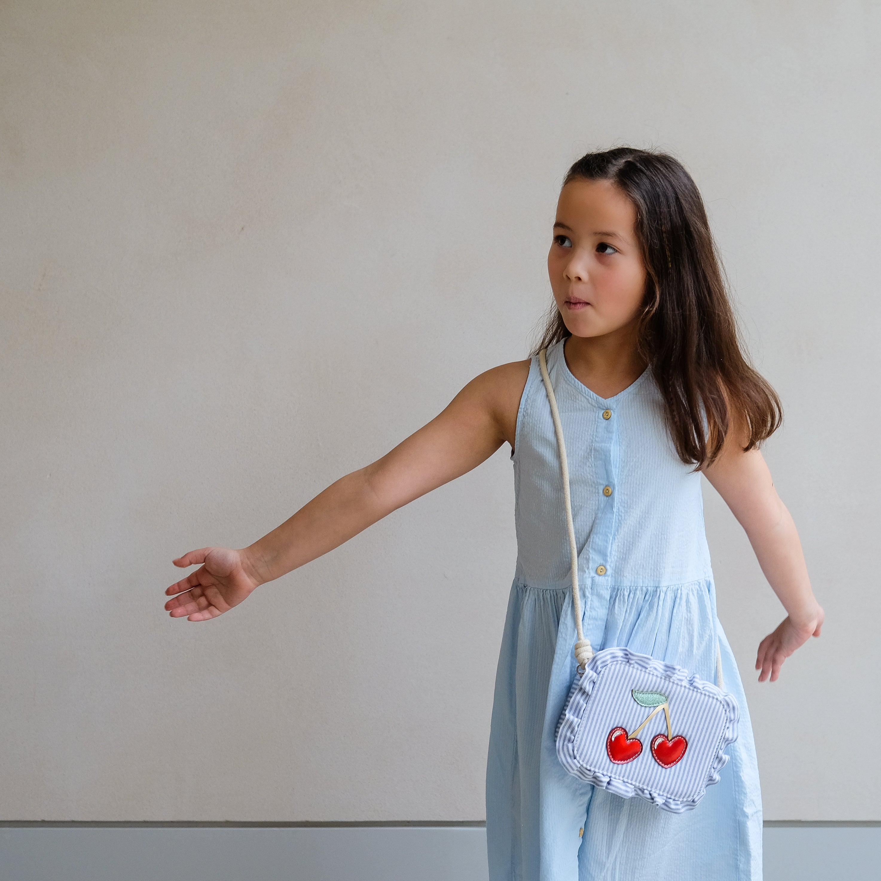 Mimi & Lula Striped Cherry Bag