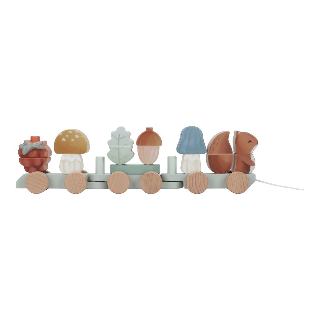Little Dutch Squirrel Stacking Train – Forest Friends