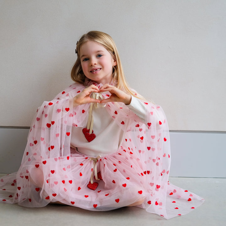 Mimi &amp; Lula Heart Print Tutu