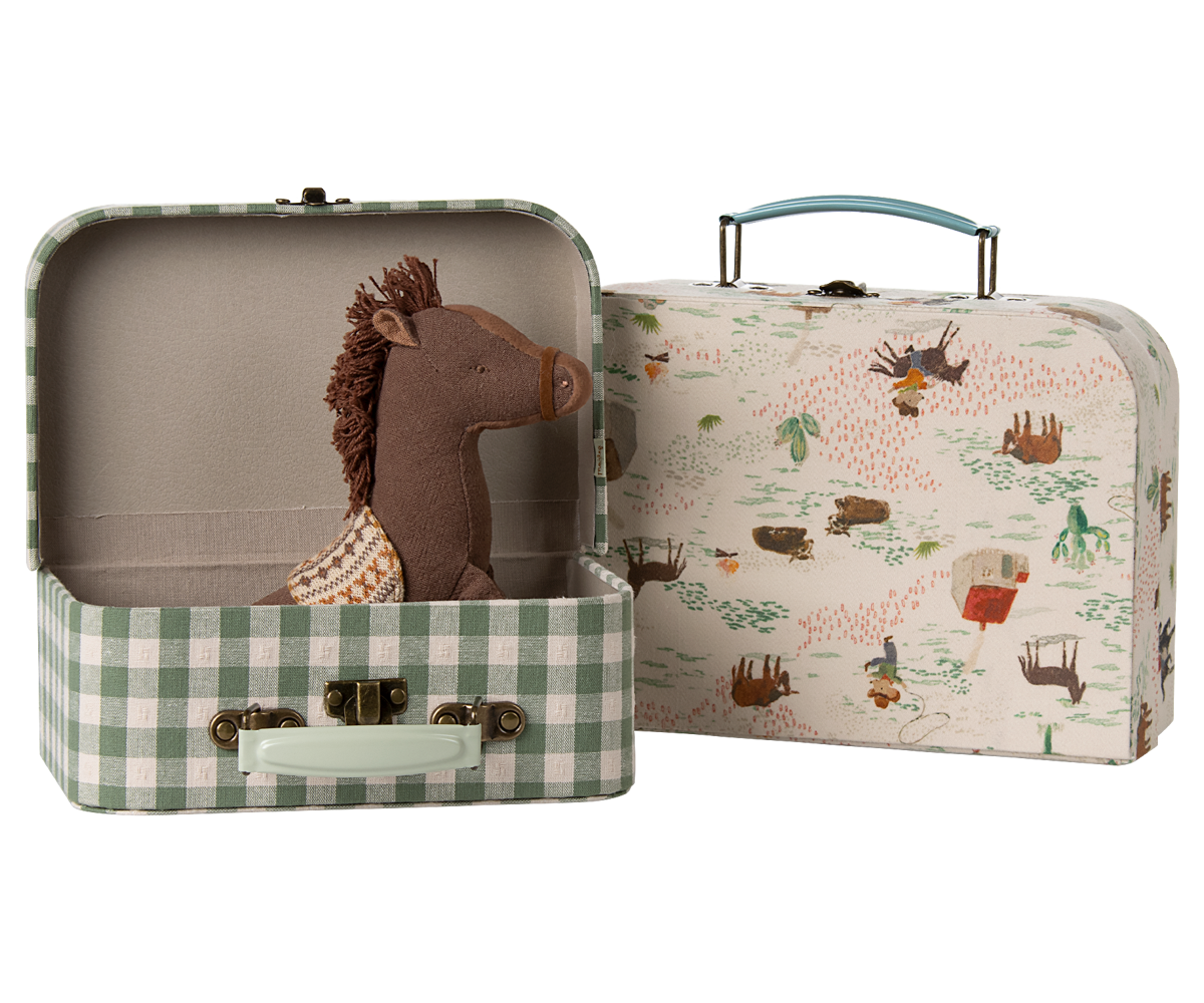 Maileg Suitcase Set – Pony (2 Piece)