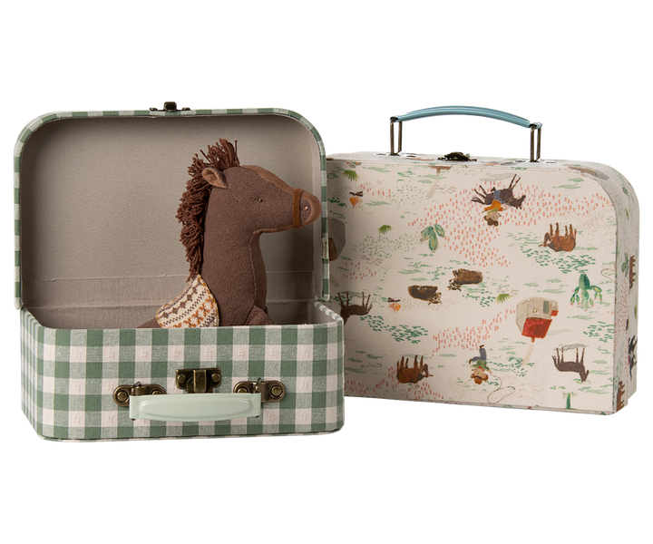 Maileg Suitcase Set – Pony (2 Piece)