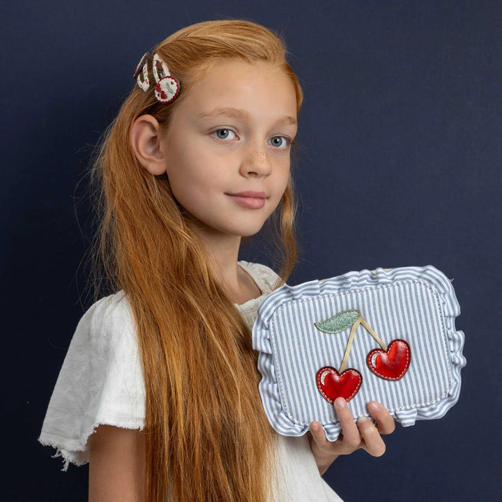 Mimi &amp; Lula Scallop Framed Cherries Clic Clacs