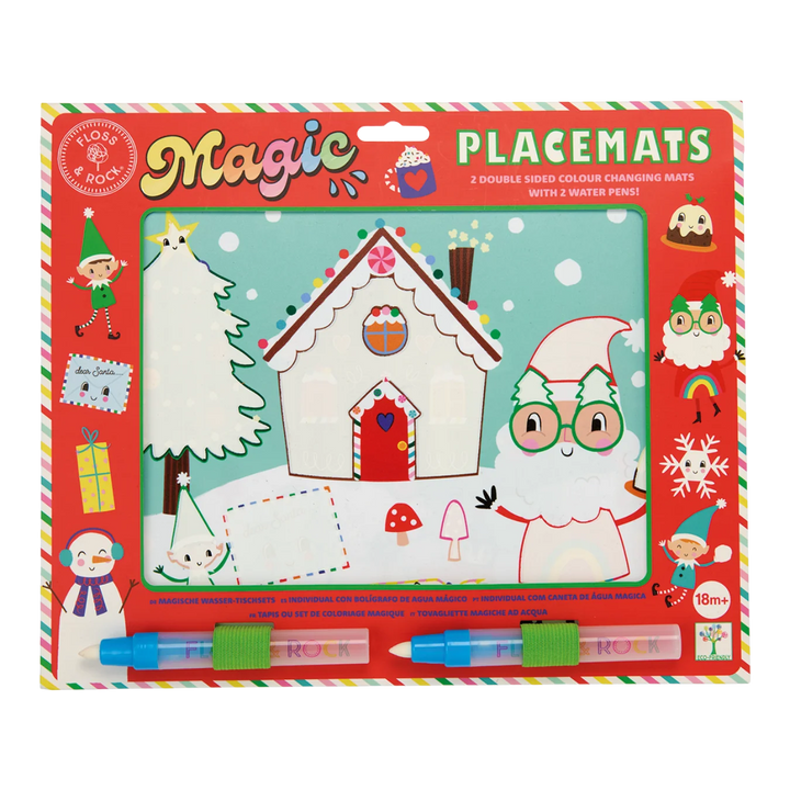 Floss &amp; Rock Magic Water Placemats – Christmas