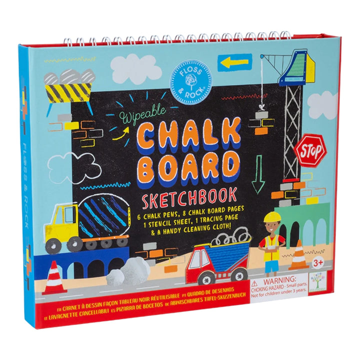 Floss &amp; Rock Chalkboard Sketchbook – Construction
