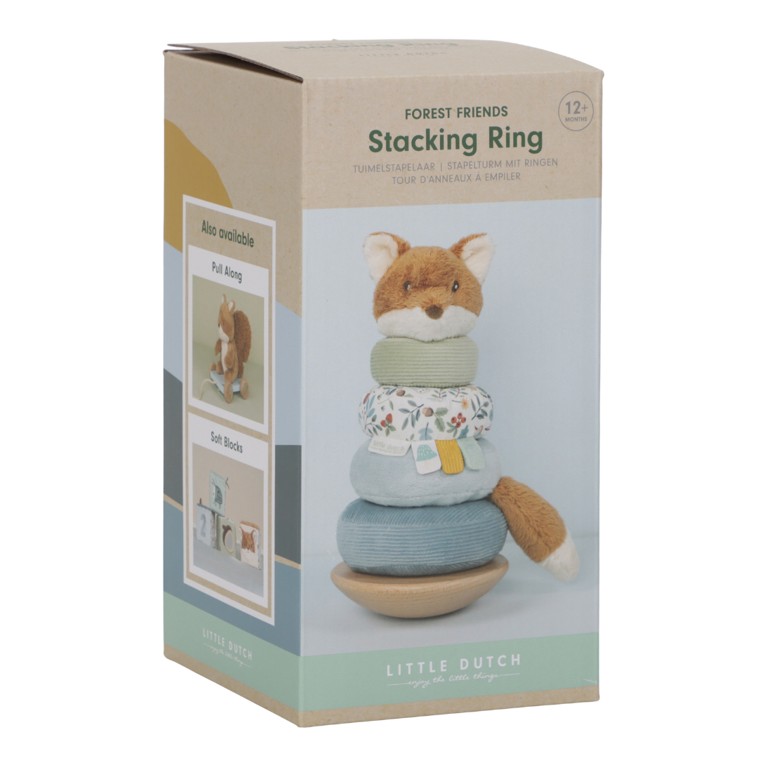 Little Dutch Fox Rocking Ring Stacker – Forest Friends